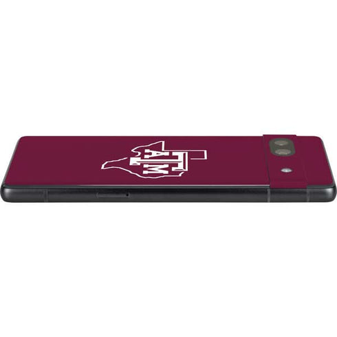 Texas A&M University Black Logo Google Pixel 7a Skin